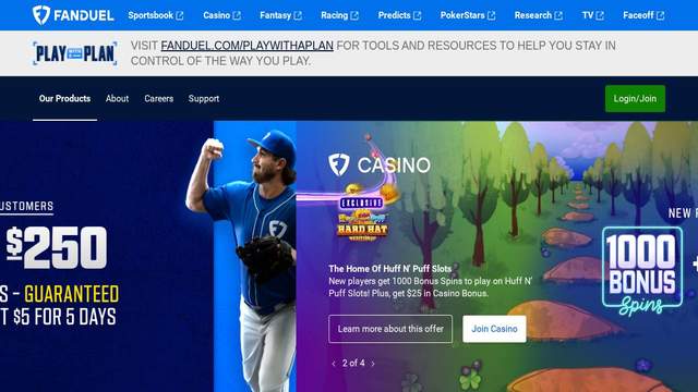 FanDuel casino screenshot